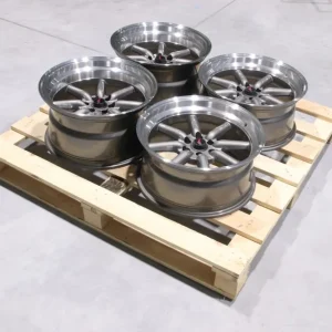 Popularny Set of JR19 17x8 ET0 + 17x9 ET-25 3x112 Gun Metal