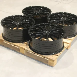 Set of CVR7 22x9 ET40 5x112 Gloss Black Najlepsza cena