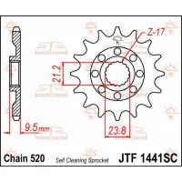 Zamów dziś Zębatka przód samoczyszcząca Suzuki RM-Z450 JTF1441.14SC