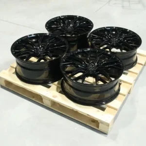 Set of CVR1 20x8 ET20 + 20x9 ET35 5x112 Gloss Black Kup teraz