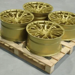 Super okazja Set of CVR1 20x10 ET30 + 20x11 ET35 5x120 Gloss Gold