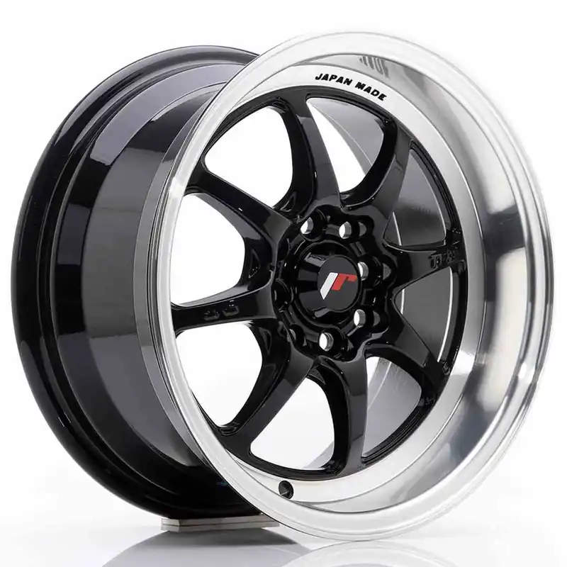 Dostępne od ręki JR Wheels TF2 15x7,5 ET30 4x100/114 Gloss Black