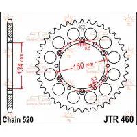 Zębatka tył Kawasaki KLX250S Suzuki JTR460.39 Szybka dostawa