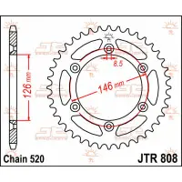 Zębatka tył Kawasaki KLX400R Suzuki JTR808.39 Kup teraz