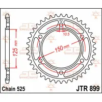 Super okazja Zębatka tył KTM 950 Super Enduro 2006-08 JTR899.42