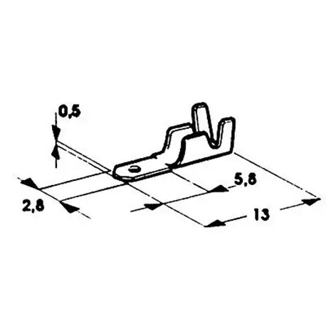 Zniżka KONEKTOR GŁOŚNIKOWY 2,8MM/0,5-1,0/M
