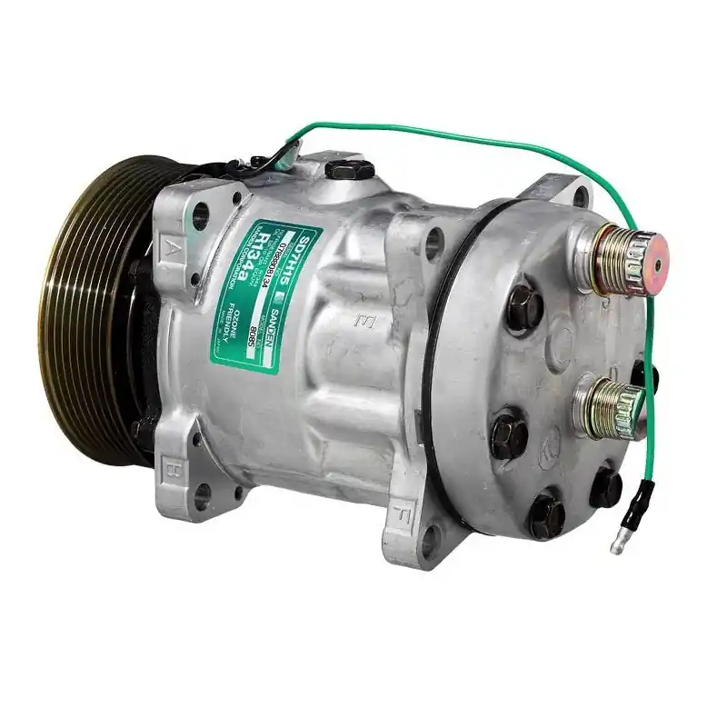 1101014.ZAM SPRĘŻARKA / KOMPRESOR KLIMATYZACJI ZAMIENNIK SANDEN SD7H15 119MM PV8 24V H/OR LIEBHERR 934 MAN TGM TGL Kup teraz