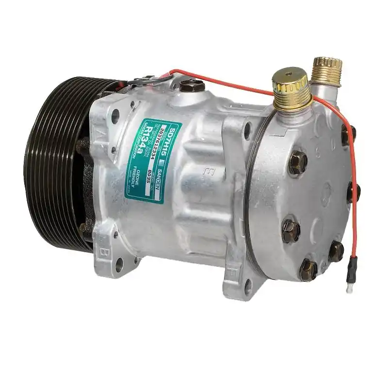 1101451 SPRĘŻARKA / KOMPRESOR KLIMATYZACJI SANDEN SD7H15 120MM 10PV 12V V/OR JE CASE CF CF60 CF70 CF80 Taniej