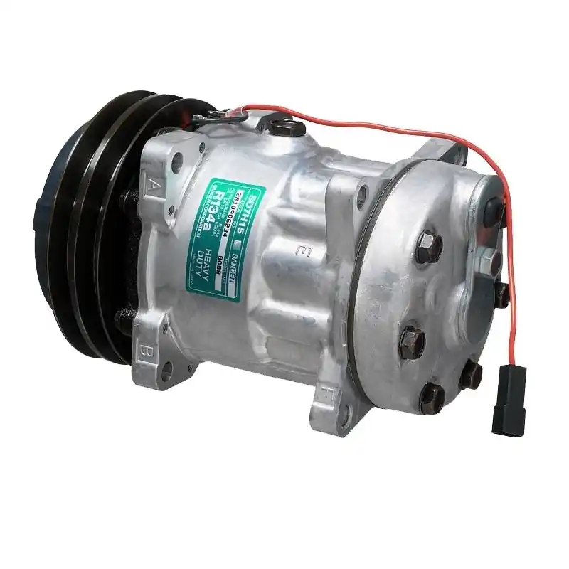 1101159 SPRĘŻARKA / KOMPRESOR KLIMATYZACJI SANDEN SD7H15 140MM 2GA 12V AGCO CLAAS MASSEY FERGUSON Łatwy zwrot