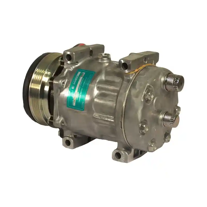 1101229 SPRĘŻARKA / KOMPRESOR KLIMATYZACJI SANDEN SD7H15 112MM 4PV 12V V/OR KG CASE FARMALL QUANTUM JXU NEW HOLLAND T Tylko do końca tygodnia