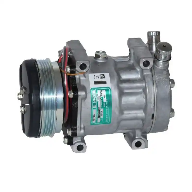 1101231 SPRĘŻARKA / KOMPRESOR KLIMATYZACJI SANDEN SD7H15 112MM 4PV 12V V/OR JE CASE FARMALL NEW HOLLAND Ekspresowa dostawa
