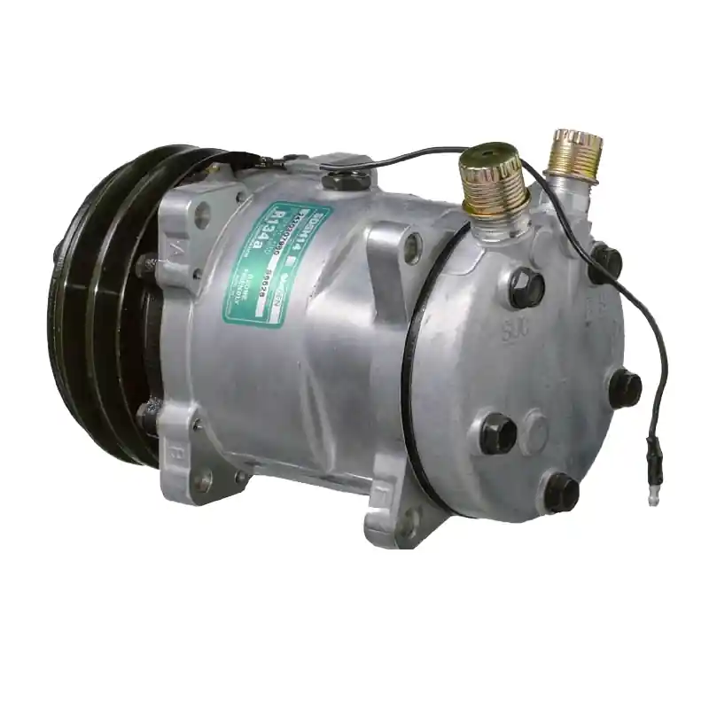 1101702.ZAM SPRĘŻARKA / KOMPRESOR KLIMATYZACJI SANDEN SD5H14 132MM 2GA 24V V/OR HIDROMEK JCB LIEBHERR SCANIA Oferta limitowana