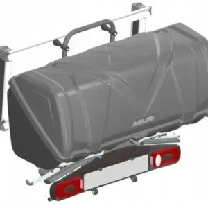 Aguri Zestaw 53015 box + uchwyt narciarski na platformę Active Bike 3/E-Bike 2 - 380 litrów Do wyczerpania zapasów