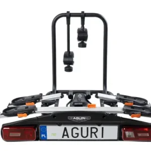 Wybór klientów Bagażnik na hak Aguri Active Bike Pro 2 srebrny