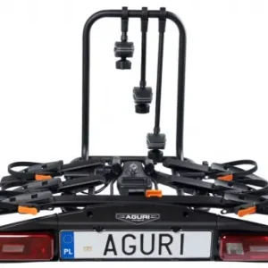Bagażnik na hak Aguri Active Bike Pro 3 czarny Nowy