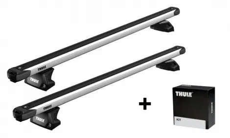 Bagażnik dachowy THULE belki Slidebar Srebrny Volvo EX90 (356) 2024-> 5 drzwi suv Oferta czasowa