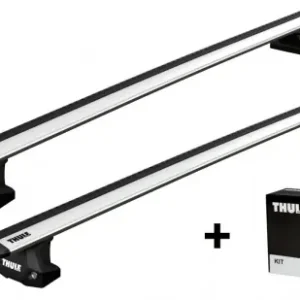 THULE stopy Evo Fixpoint 7107 + belki WingBar EVO + KIT dopasowujący Szybka wysyłka